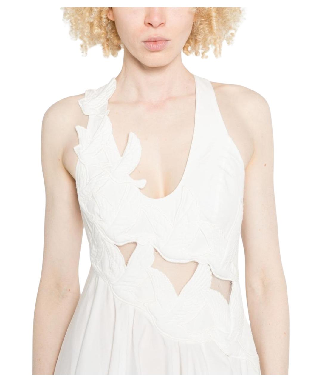 ZIMMERMANN Белое хлопковое повседневное платье, фото 3