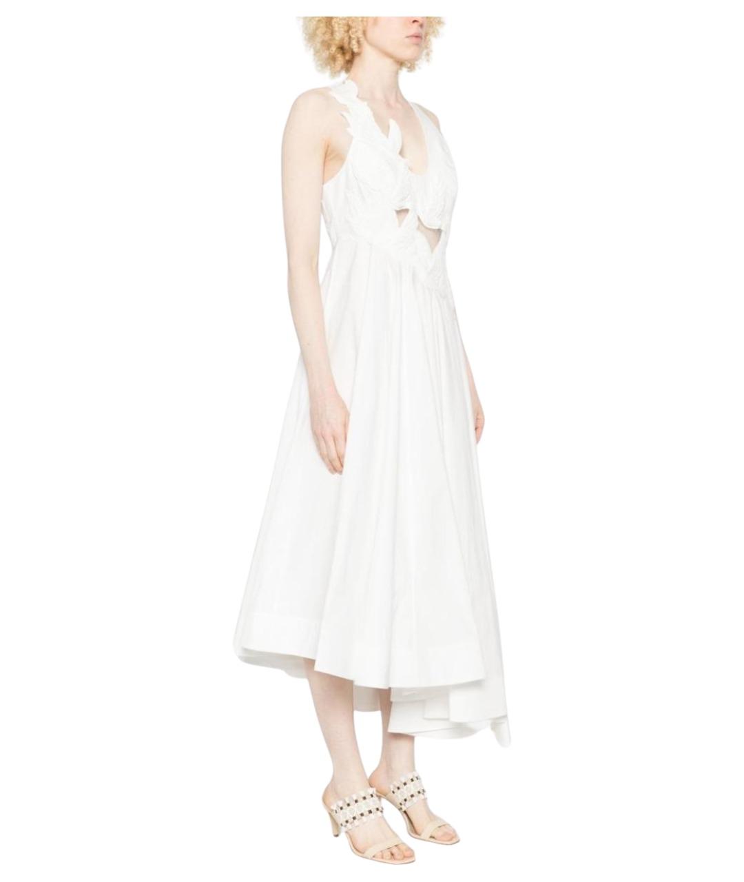 ZIMMERMANN Белое хлопковое повседневное платье, фото 2
