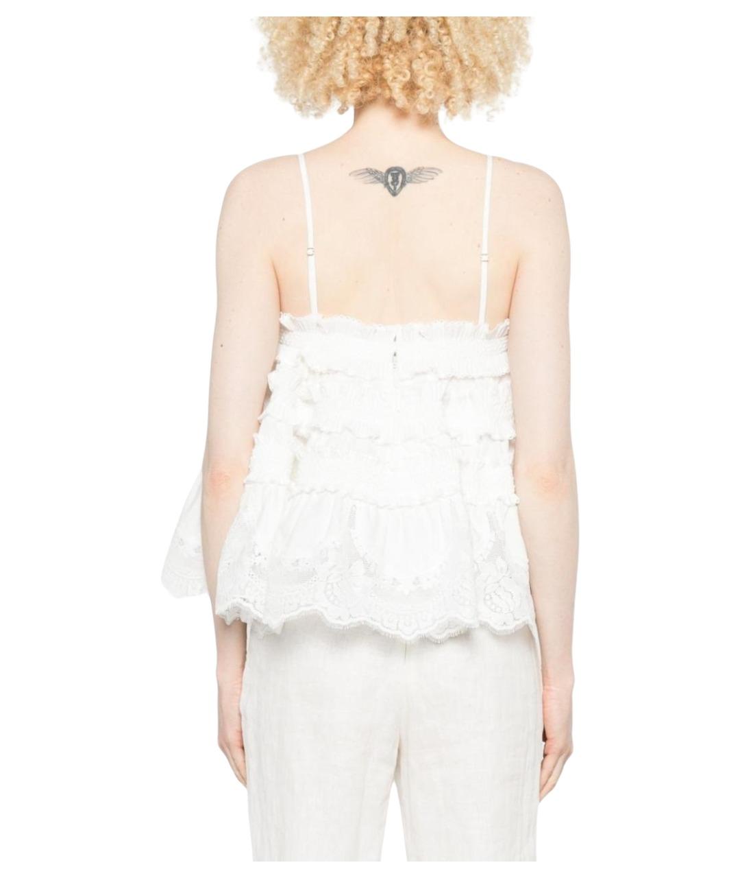 ZIMMERMANN Белая хлопковая майка, фото 2