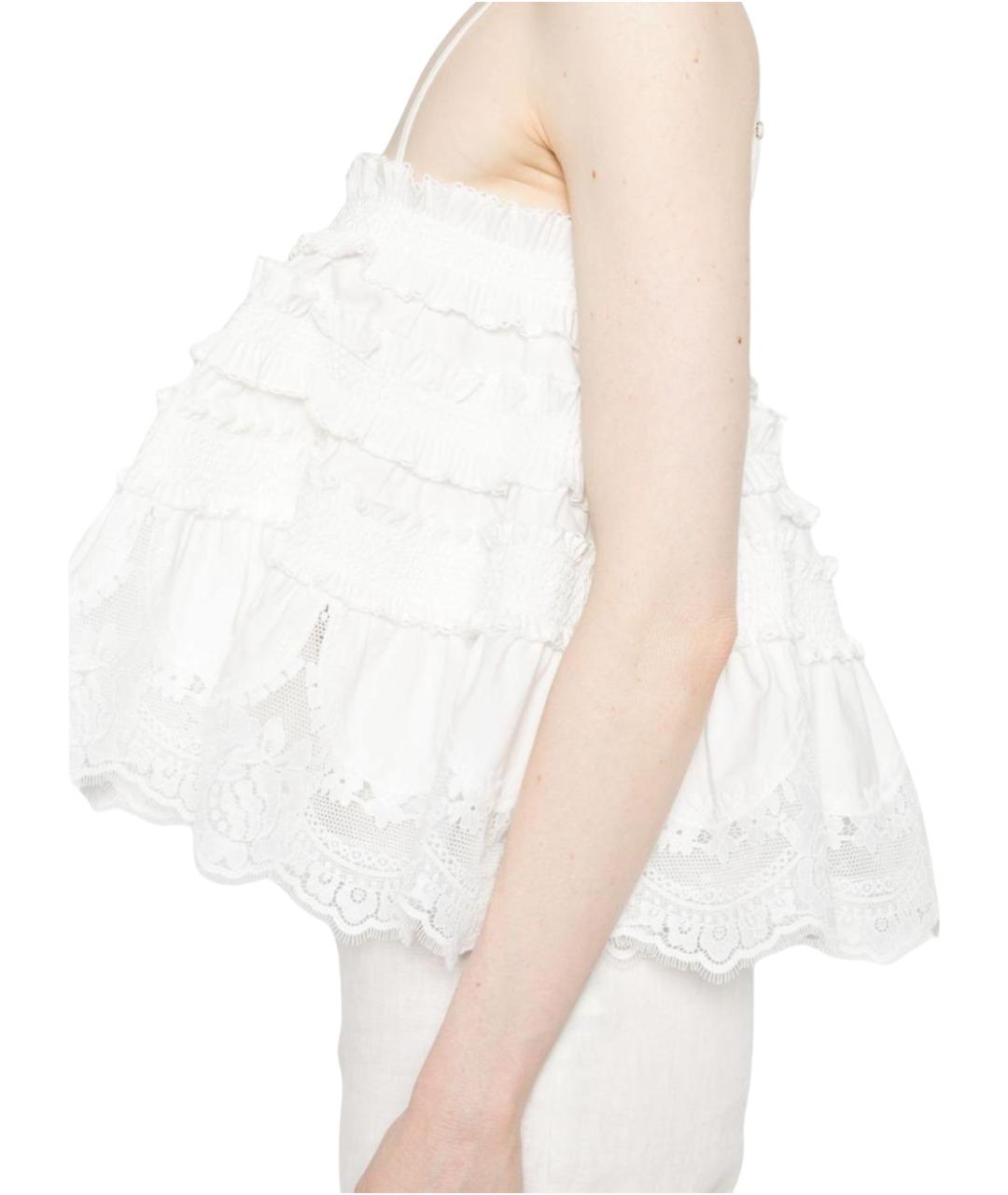 ZIMMERMANN Белая хлопковая майка, фото 3