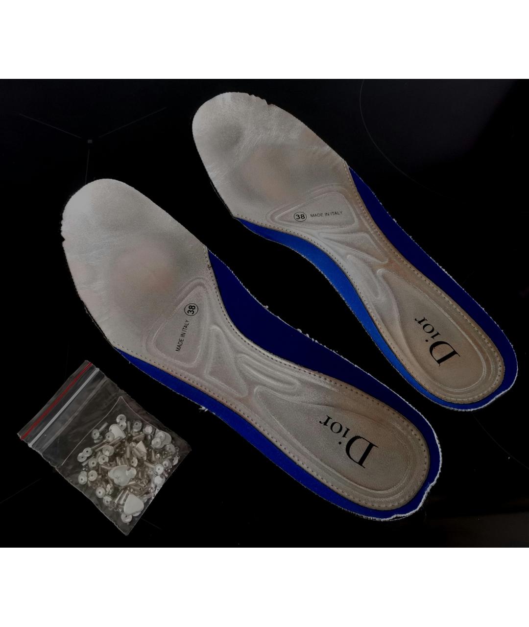 CHRISTIAN DIOR Синие текстильные кроссовки, фото 8