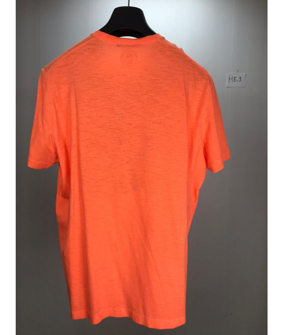 DSQUARED2 Оранжевая хлопковая футболка, фото 2