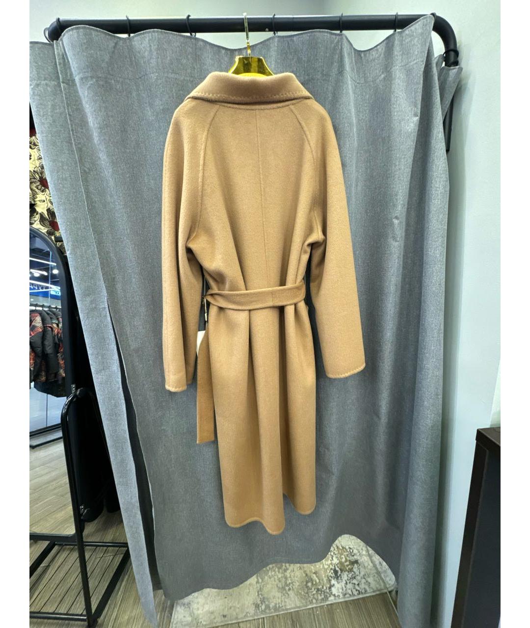 'S MAX MARA Бежевое шерстяное пальто, фото 2