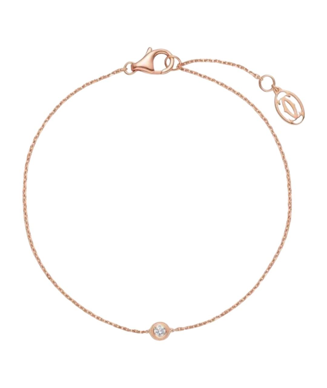 CARTIER Розовый браслет из розового золота, фото 1