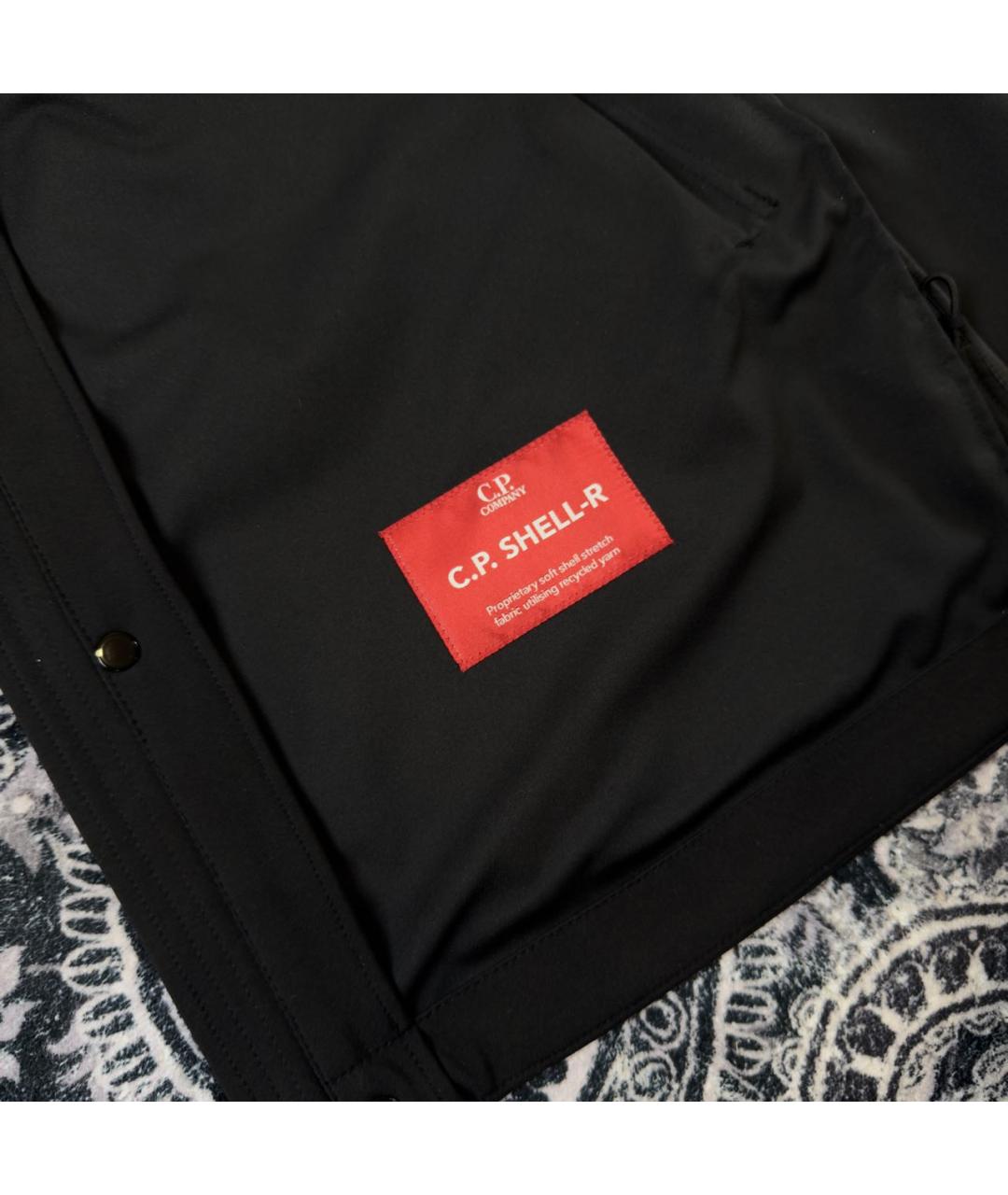 CP COMPANY Черная полиэстеровая куртка, фото 4
