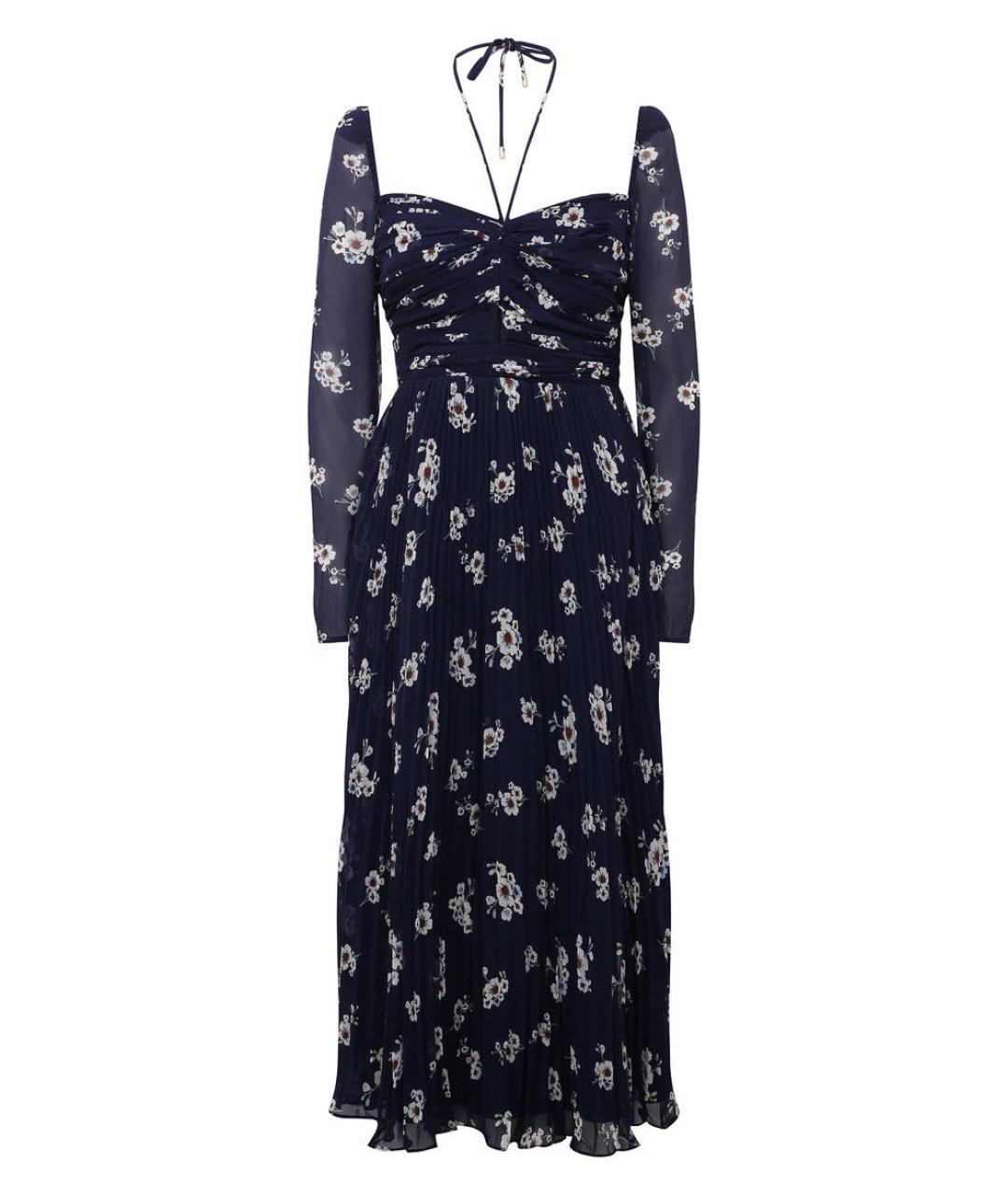 SELF-PORTRAIT Темно-синее вечернее платье, фото 5