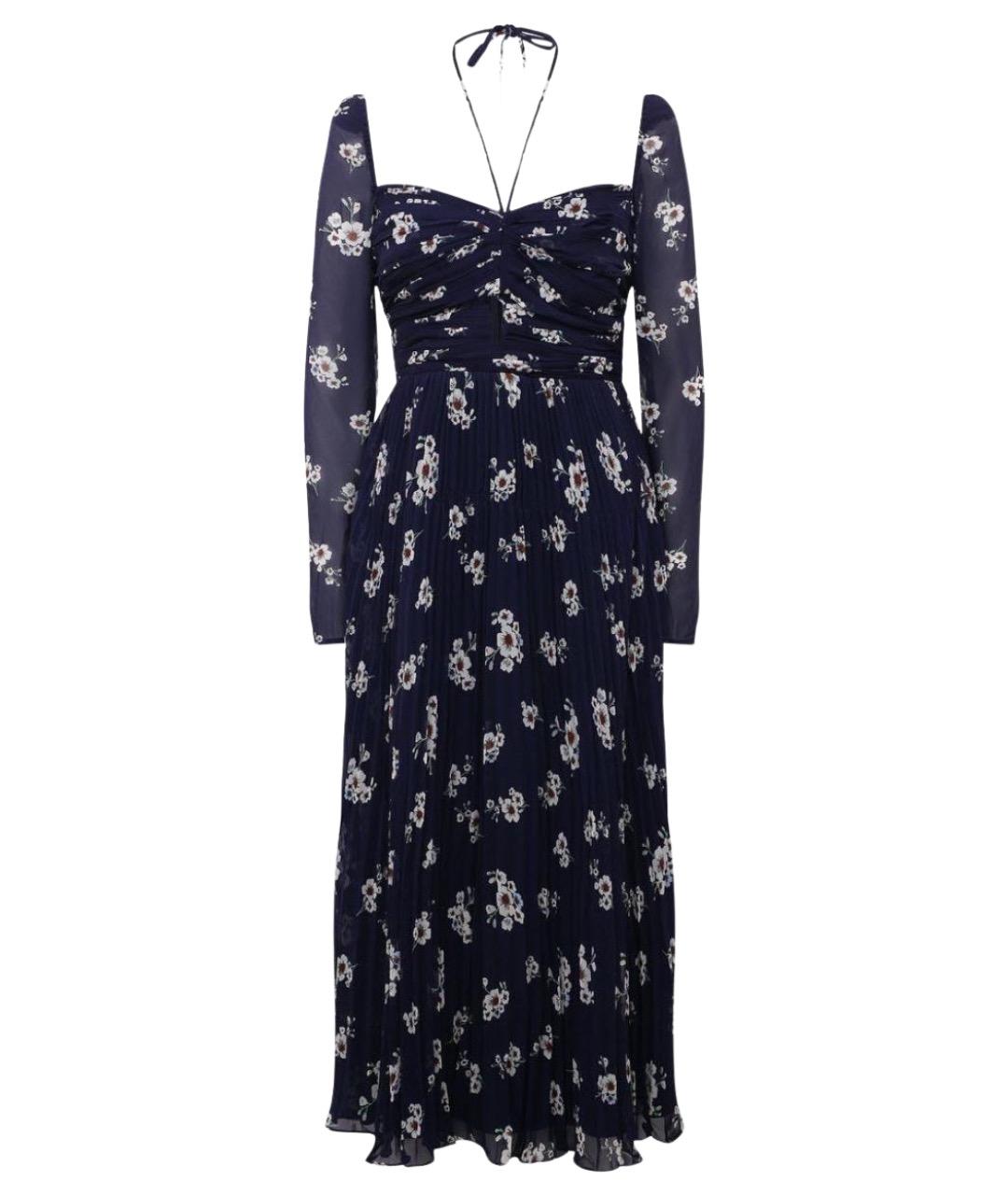 SELF-PORTRAIT Темно-синее вечернее платье, фото 1