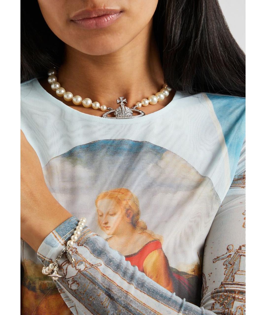 VIVIENNE WESTWOOD Серебрянный латунный чокер, фото 2