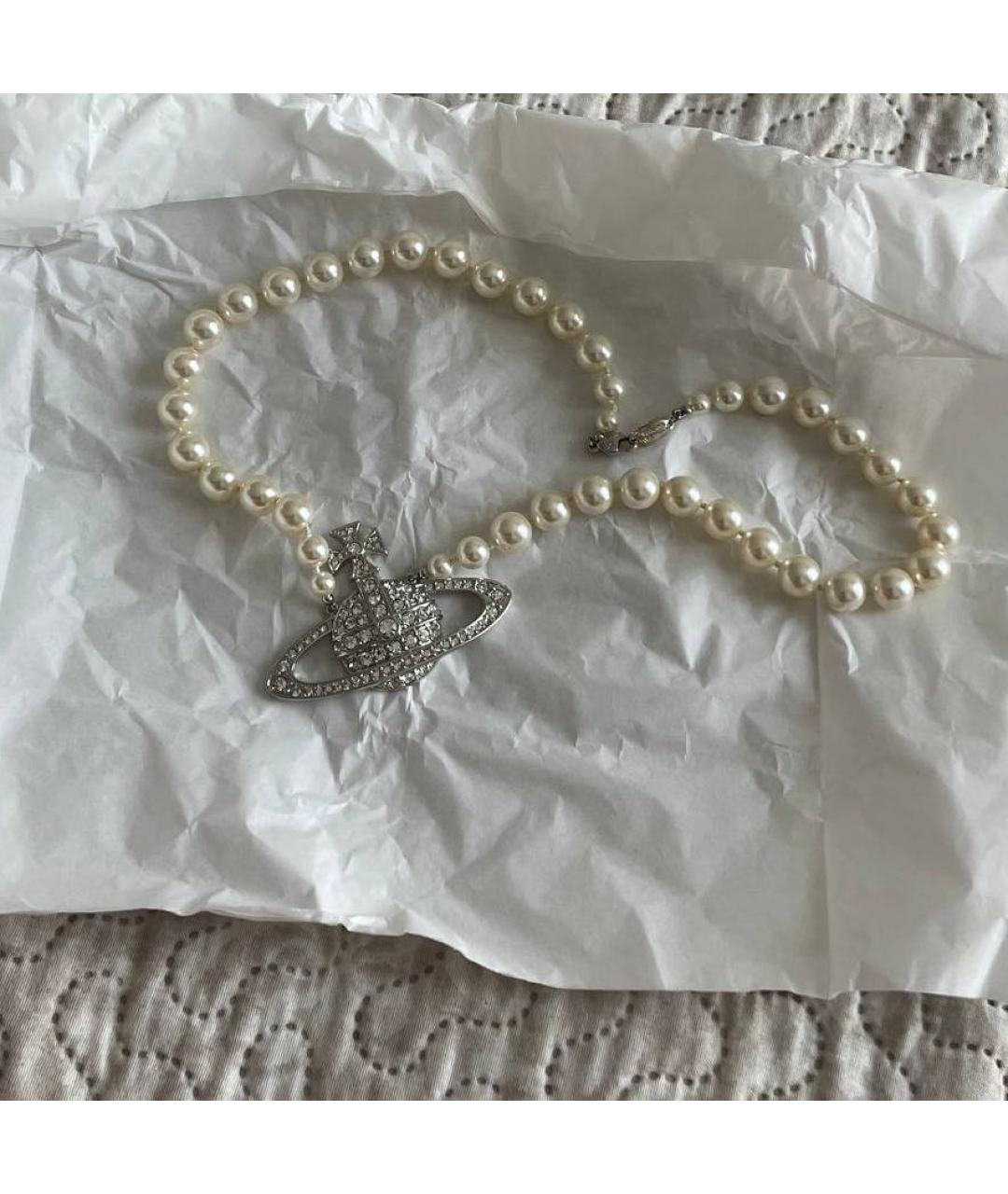 VIVIENNE WESTWOOD Серебрянный латунный чокер, фото 5