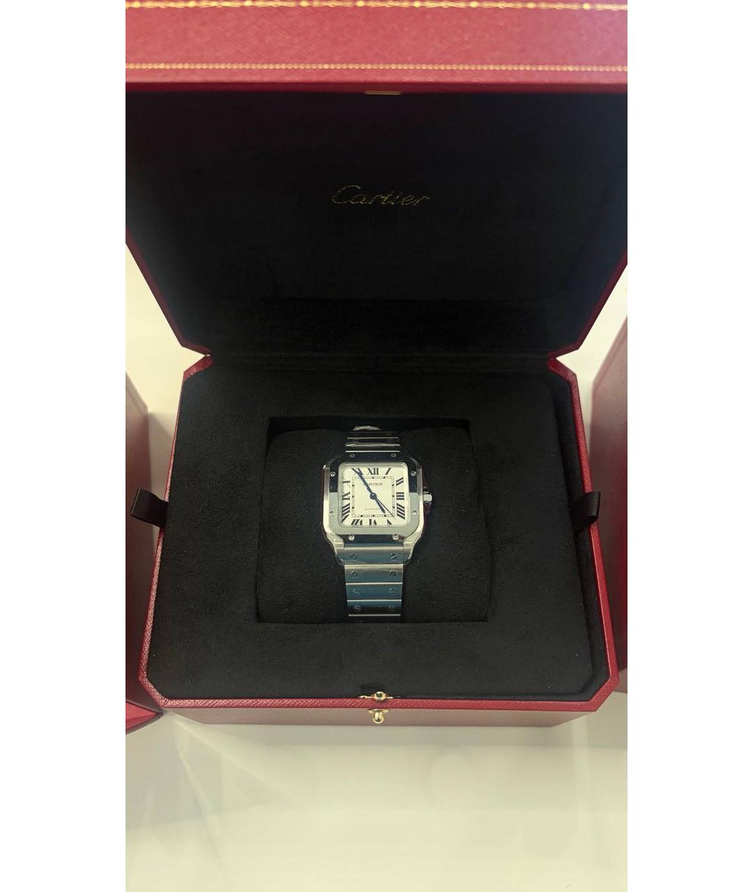 CARTIER Серебряные часы, фото 4