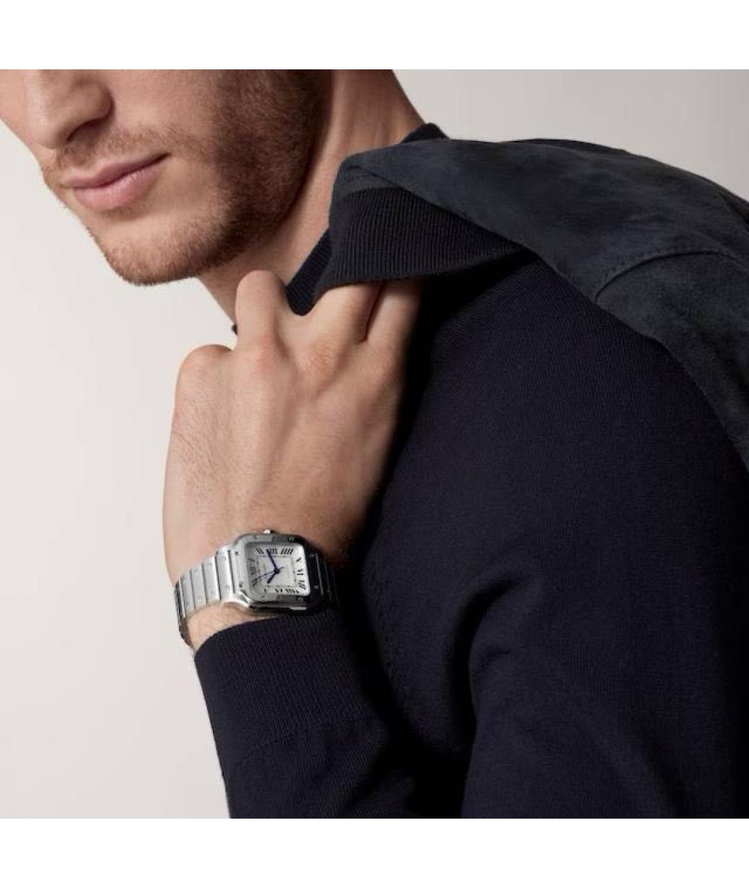 CARTIER Серебряные часы, фото 8