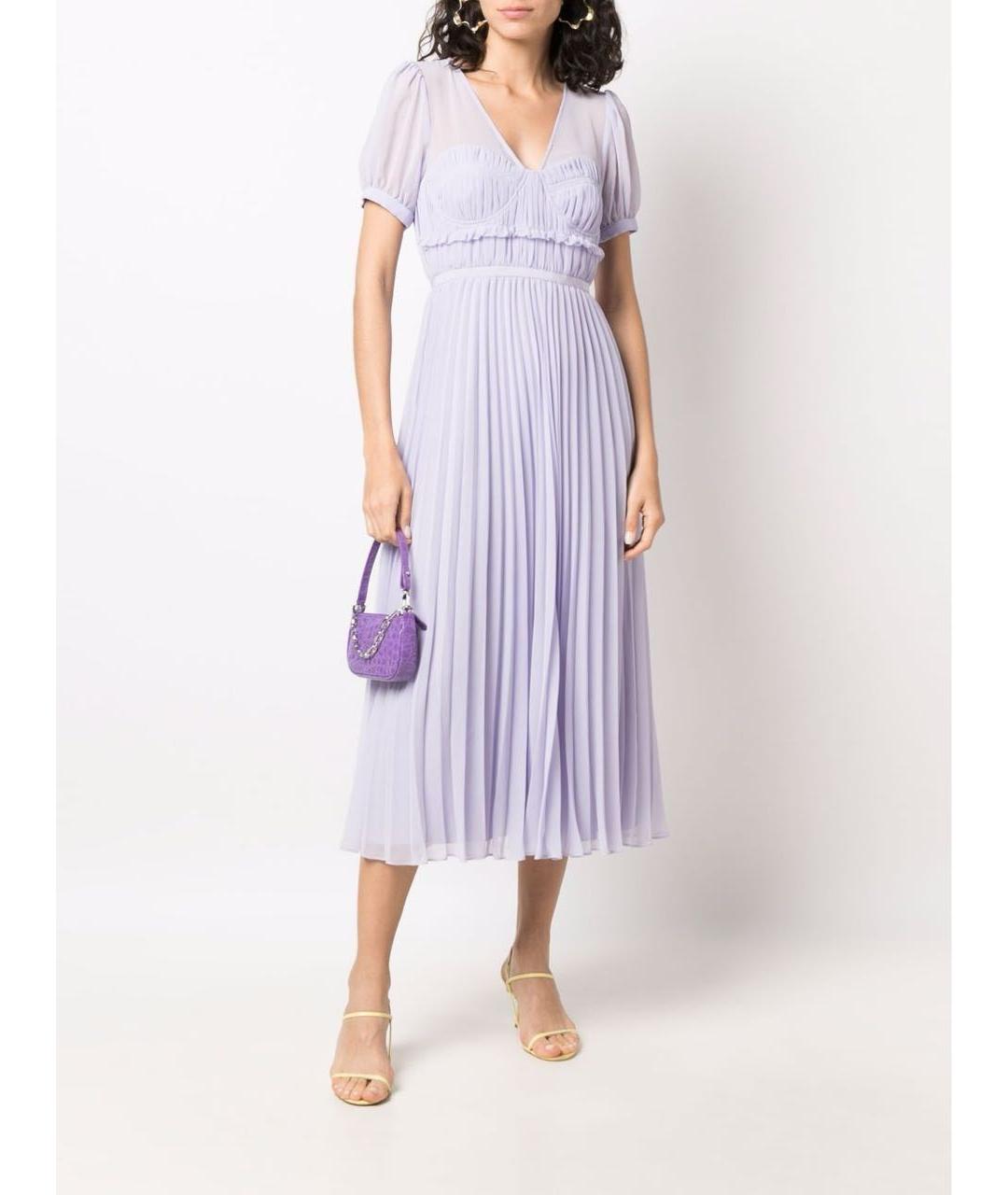 SELF-PORTRAIT Фиолетовое вечернее платье, фото 2