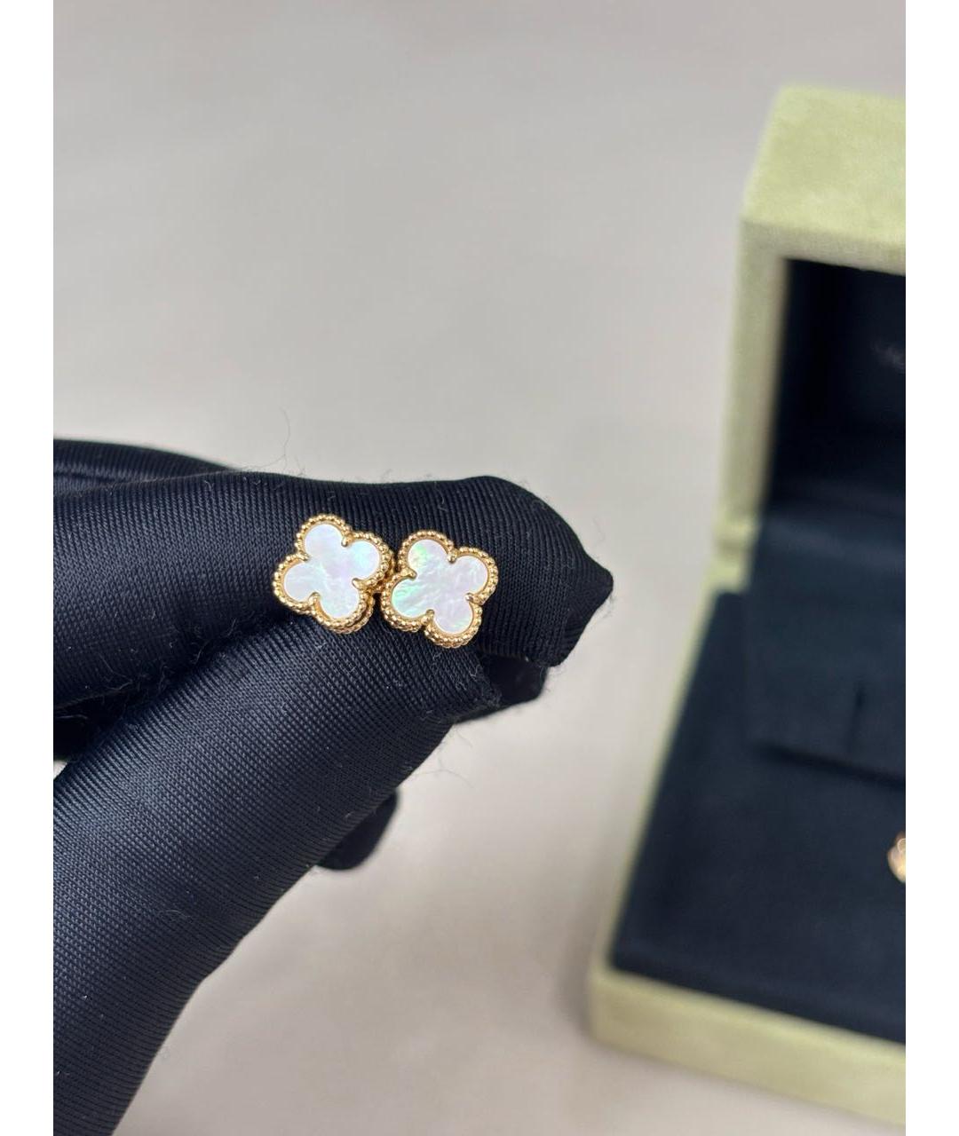 VAN CLEEF & ARPELS Желтые серьги из желтого золота, фото 4