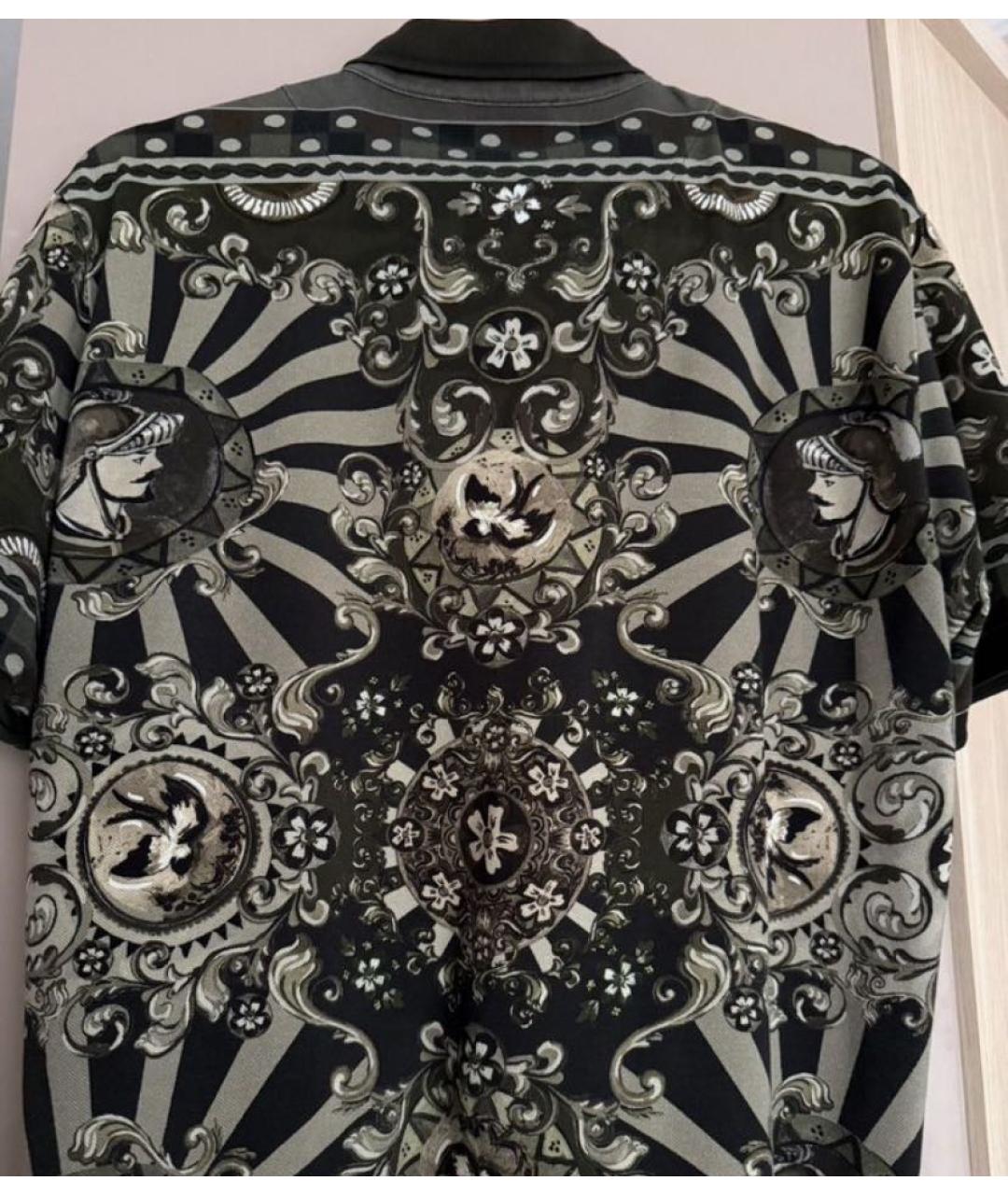 DOLCE&GABBANA Бежевое хлопковое поло с коротким рукавом, фото 4