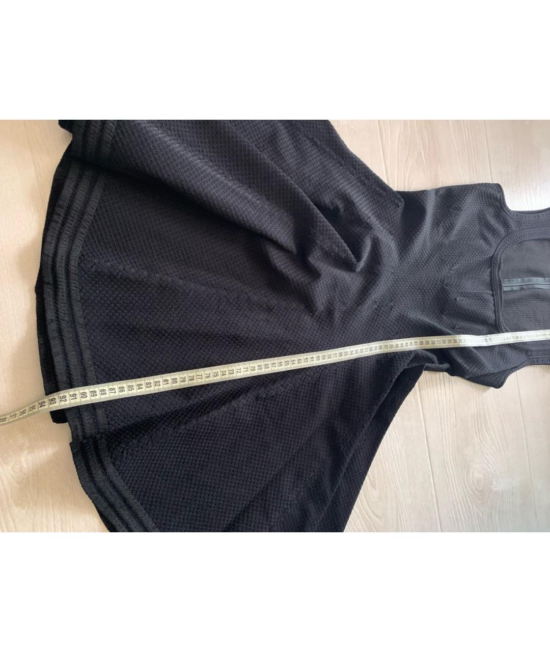 ALAIA Черное вискозное повседневное платье, фото 6