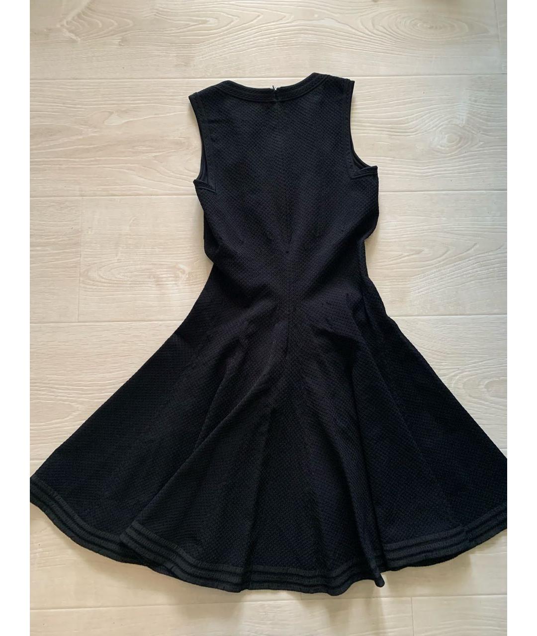 ALAIA Черное вискозное повседневное платье, фото 2