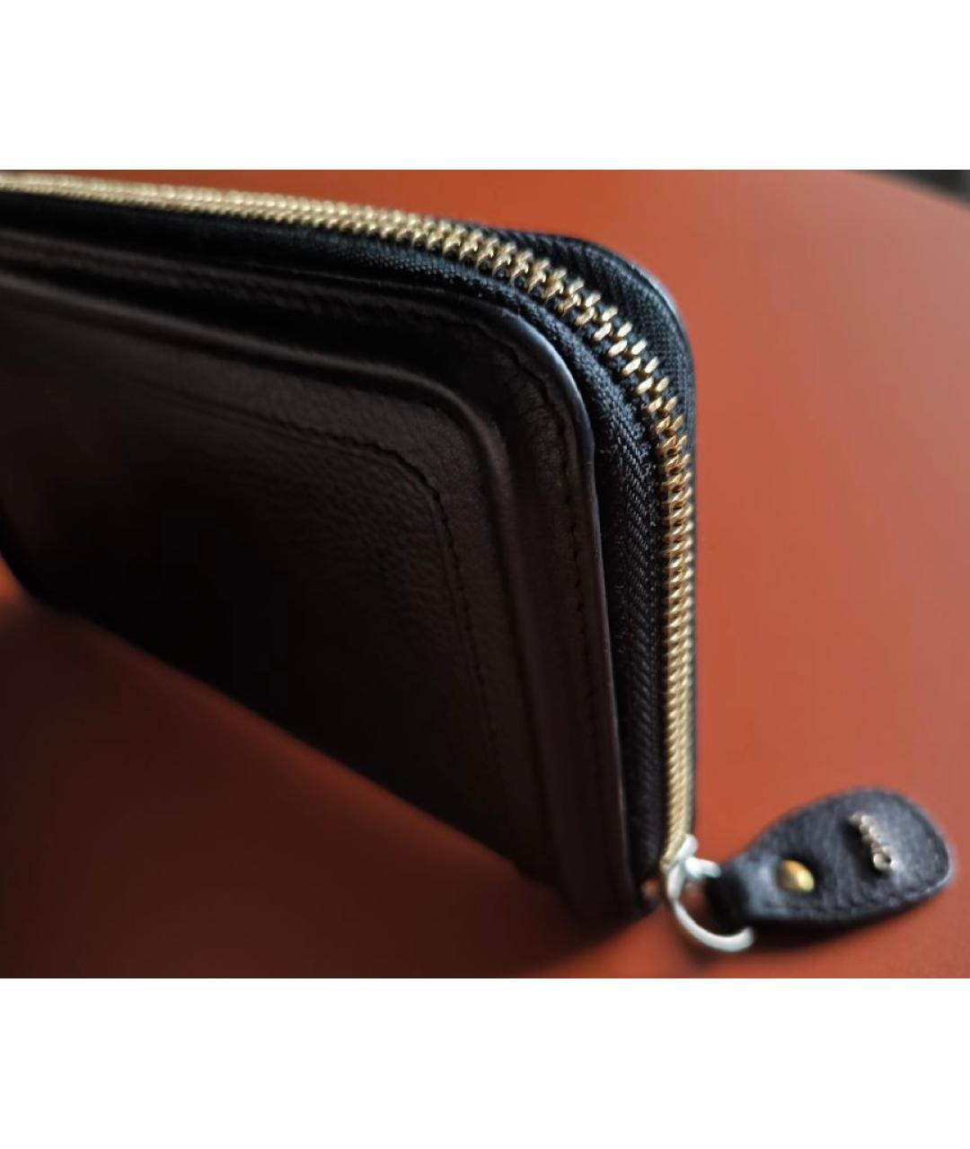 CHLOE Черный кожаный кошелек, фото 2