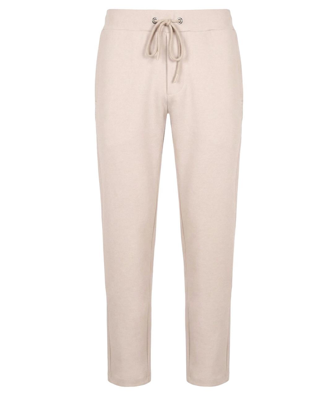 PAUL & SHARK Бежевые хлопковые повседневные брюки, фото 1