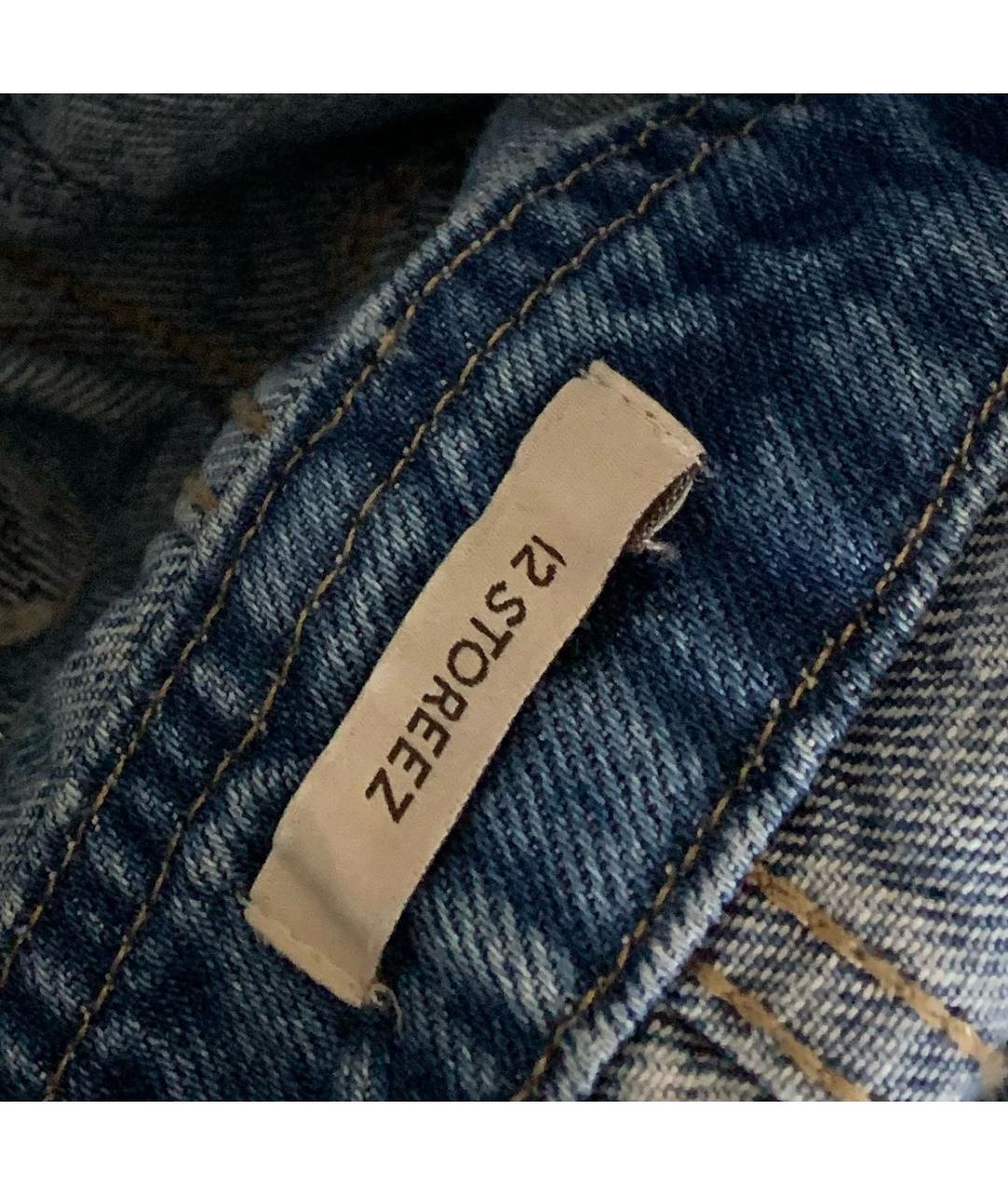 12 STOREEZ Синий хлопковый комбинезон, фото 3