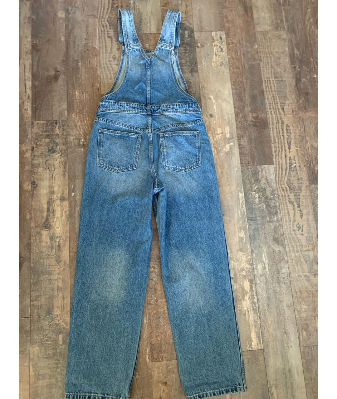 12 STOREEZ Синий хлопковый комбинезон, фото 2