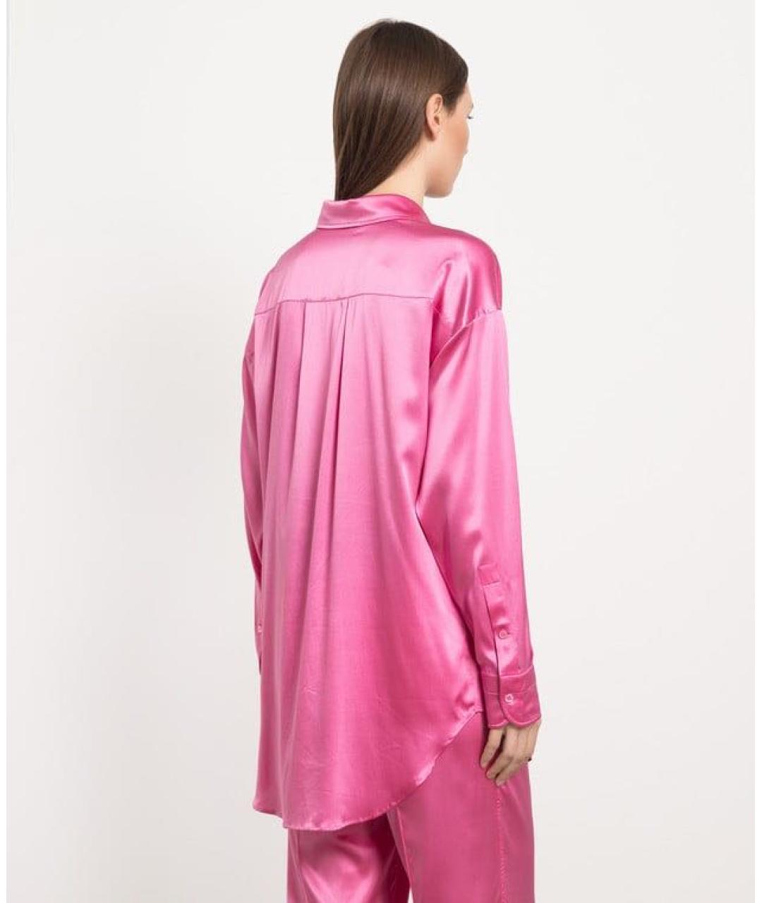 TOM FORD Розовый шелковый костюм с брюками, фото 4