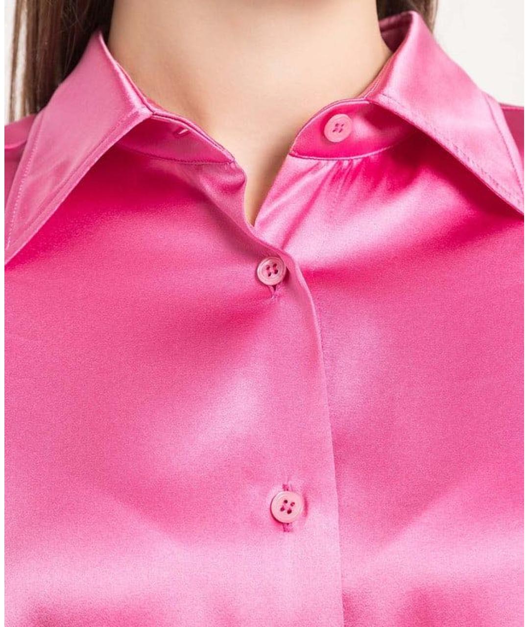 TOM FORD Розовый шелковый костюм с брюками, фото 5