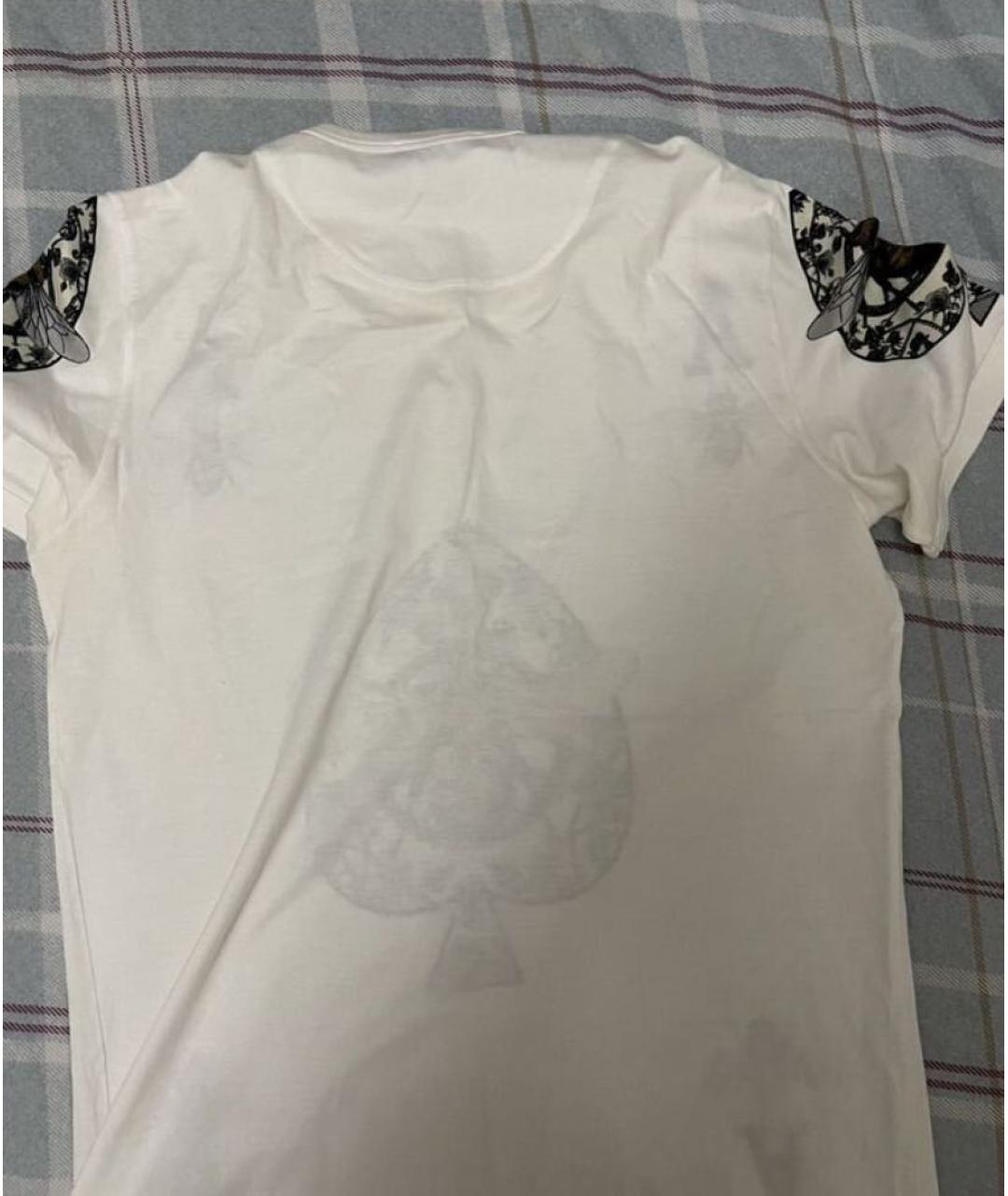 DOLCE&GABBANA Белая хлопковая футболка, фото 4