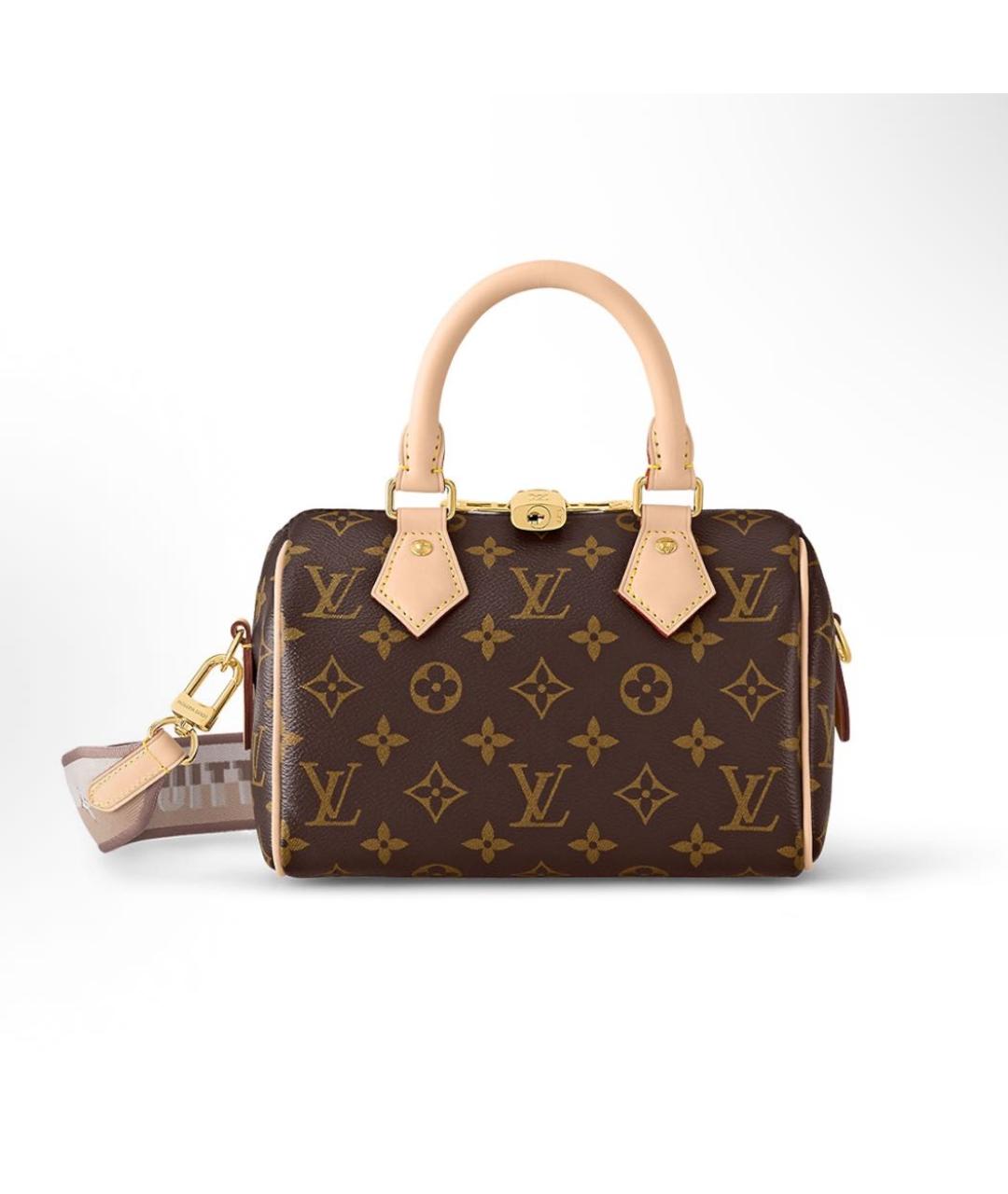 LOUIS VUITTON Коричневая сумка с короткими ручками, фото 4