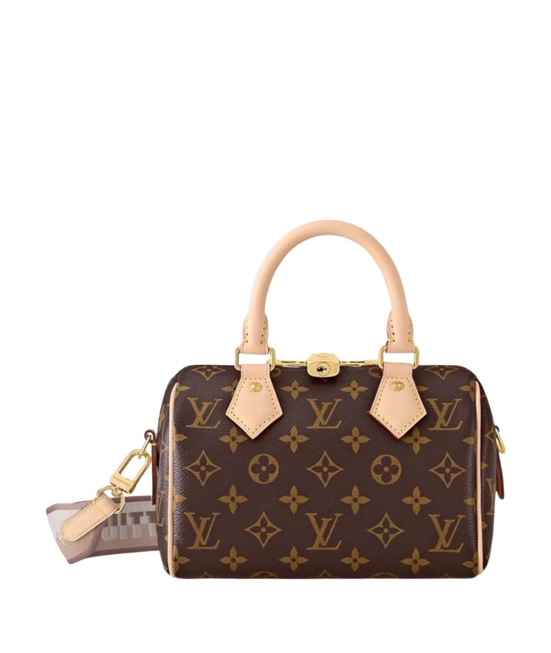 LOUIS VUITTON Коричневая сумка с короткими ручками, фото 1