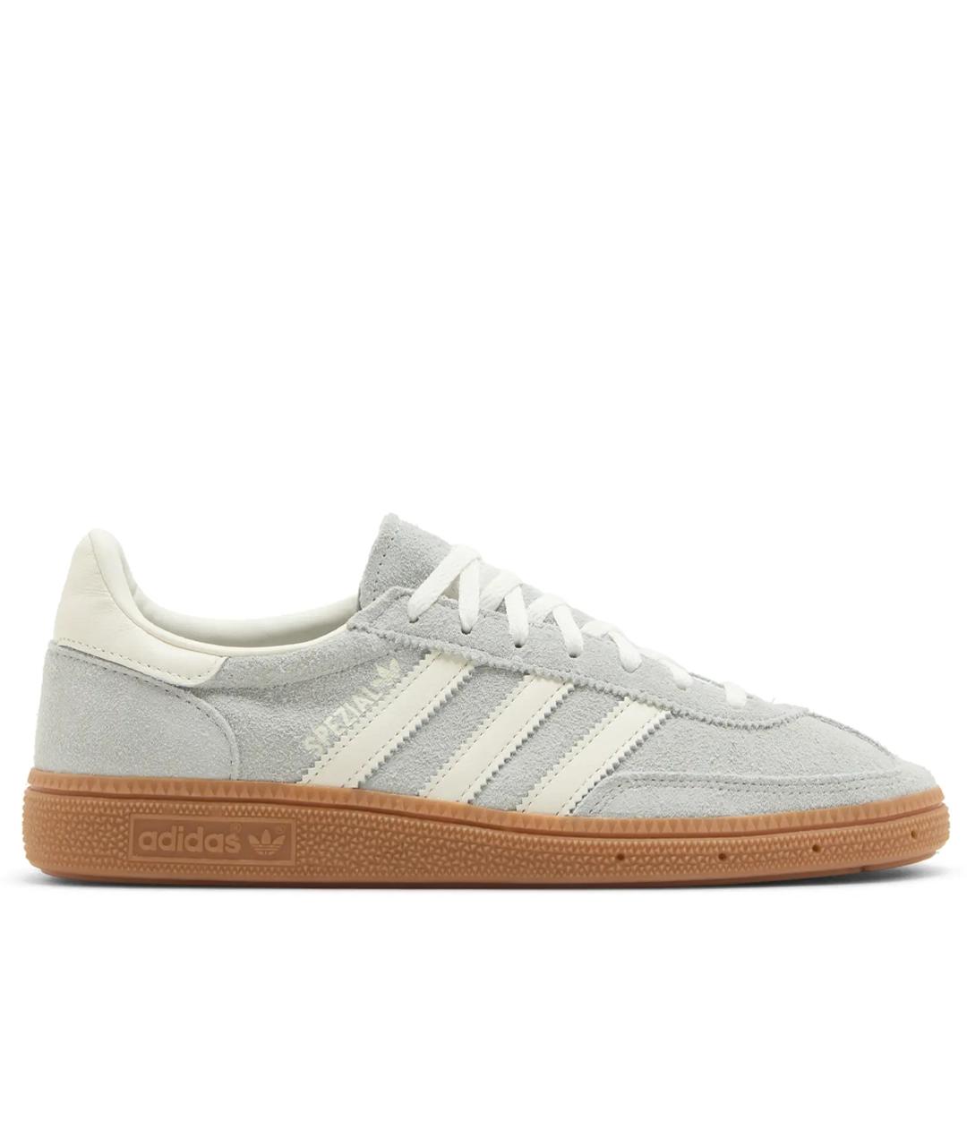 ADIDAS Серые кожаные кроссовки, фото 1