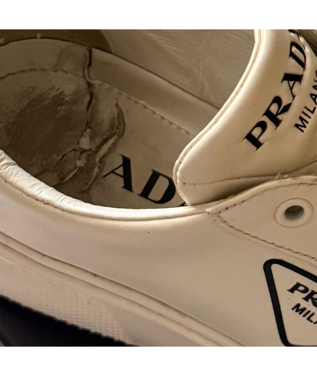 PRADA Белые кеды, фото 6