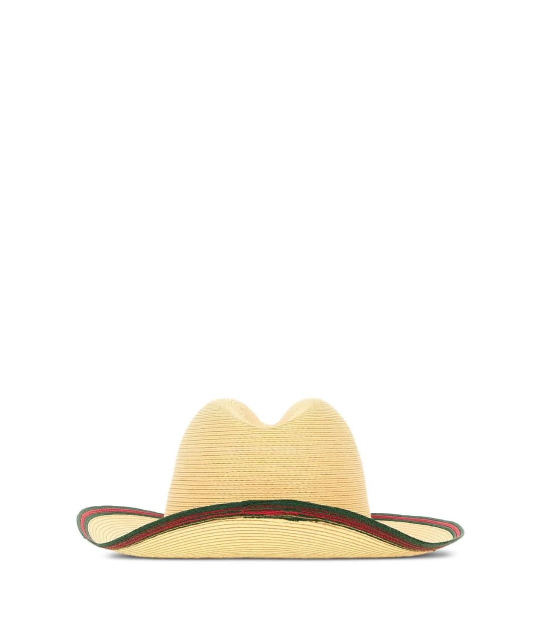 GUCCI Бежевая шляпа, фото 3