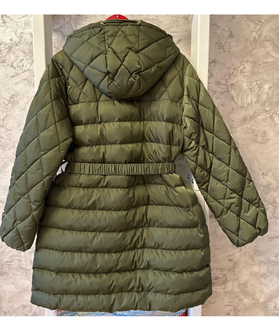 PINKO Хаки полиэстеровая куртка, фото 2