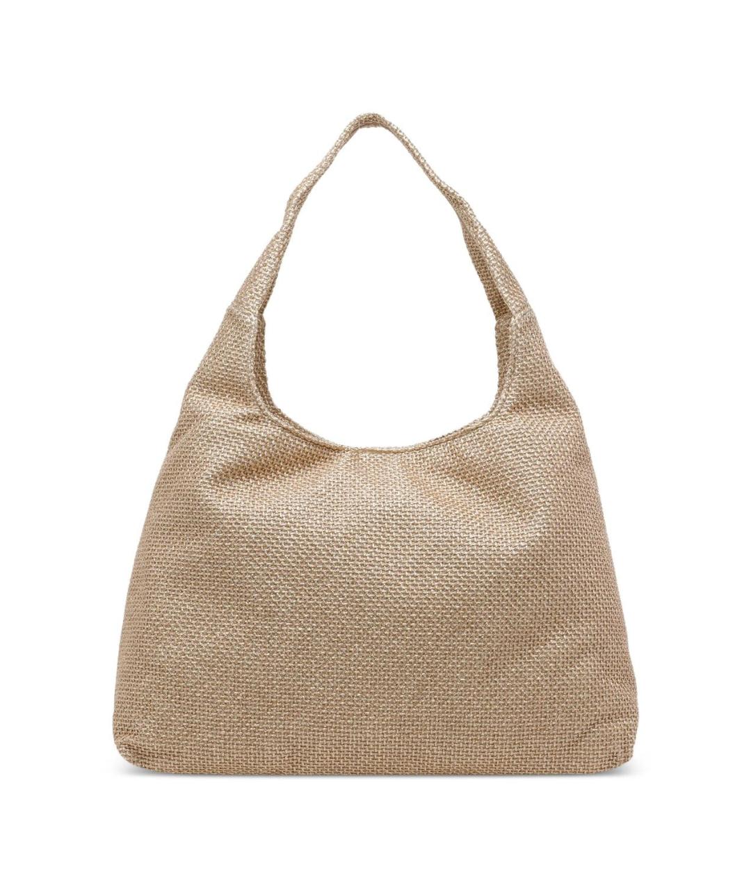 JIMMY CHOO Золотая пелетеная сумка через плечо, фото 3