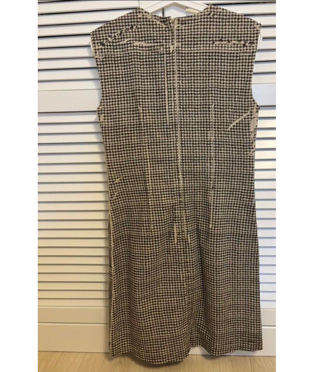 SPORTMAX Коричневое деним повседневное платье, фото 5