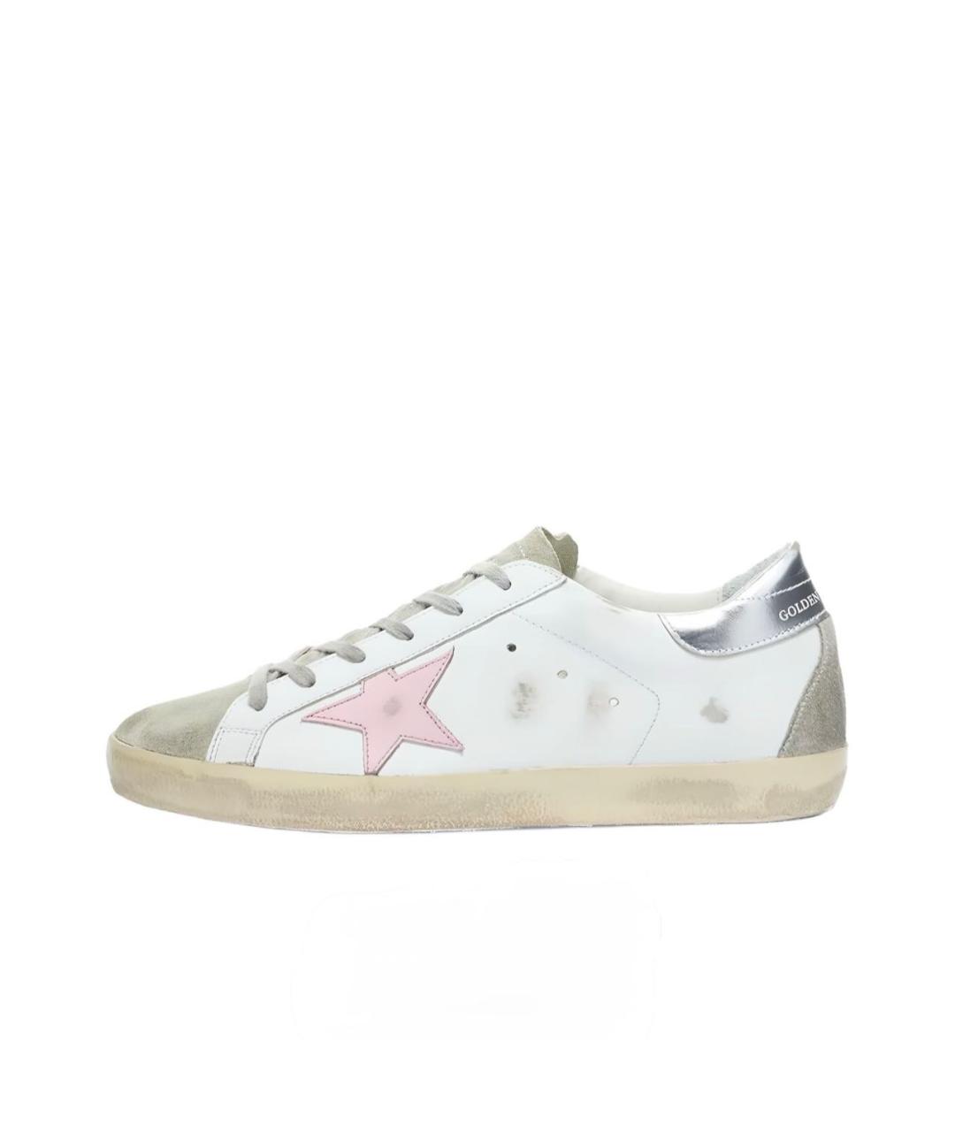 GOLDEN GOOSE DELUXE BRAND Белые кожаные кеды, фото 8
