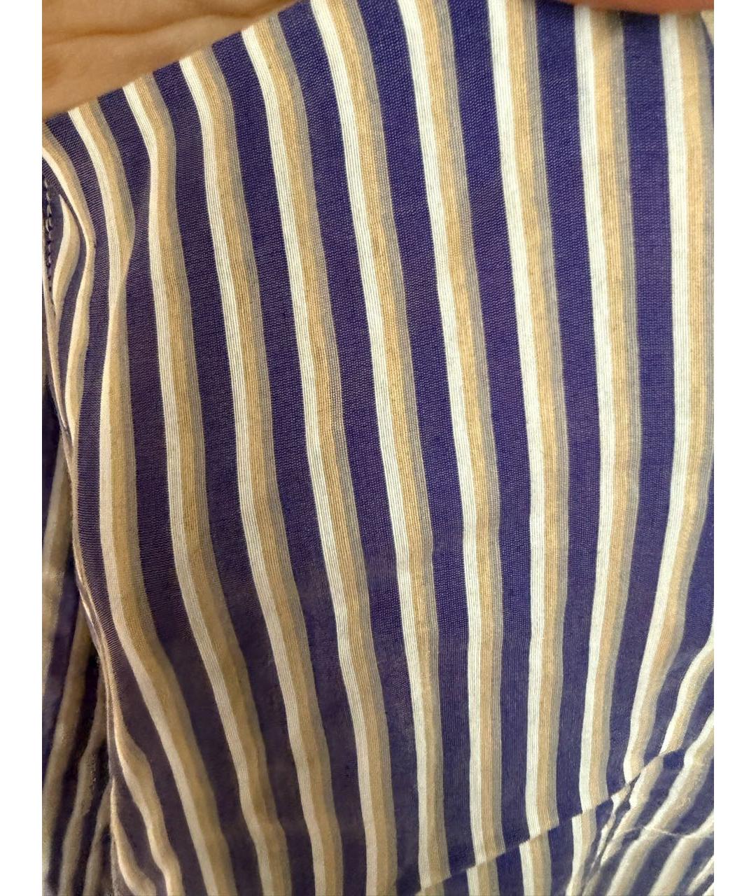 EMPORIO ARMANI Фиолетовая шелковая рубашка, фото 2