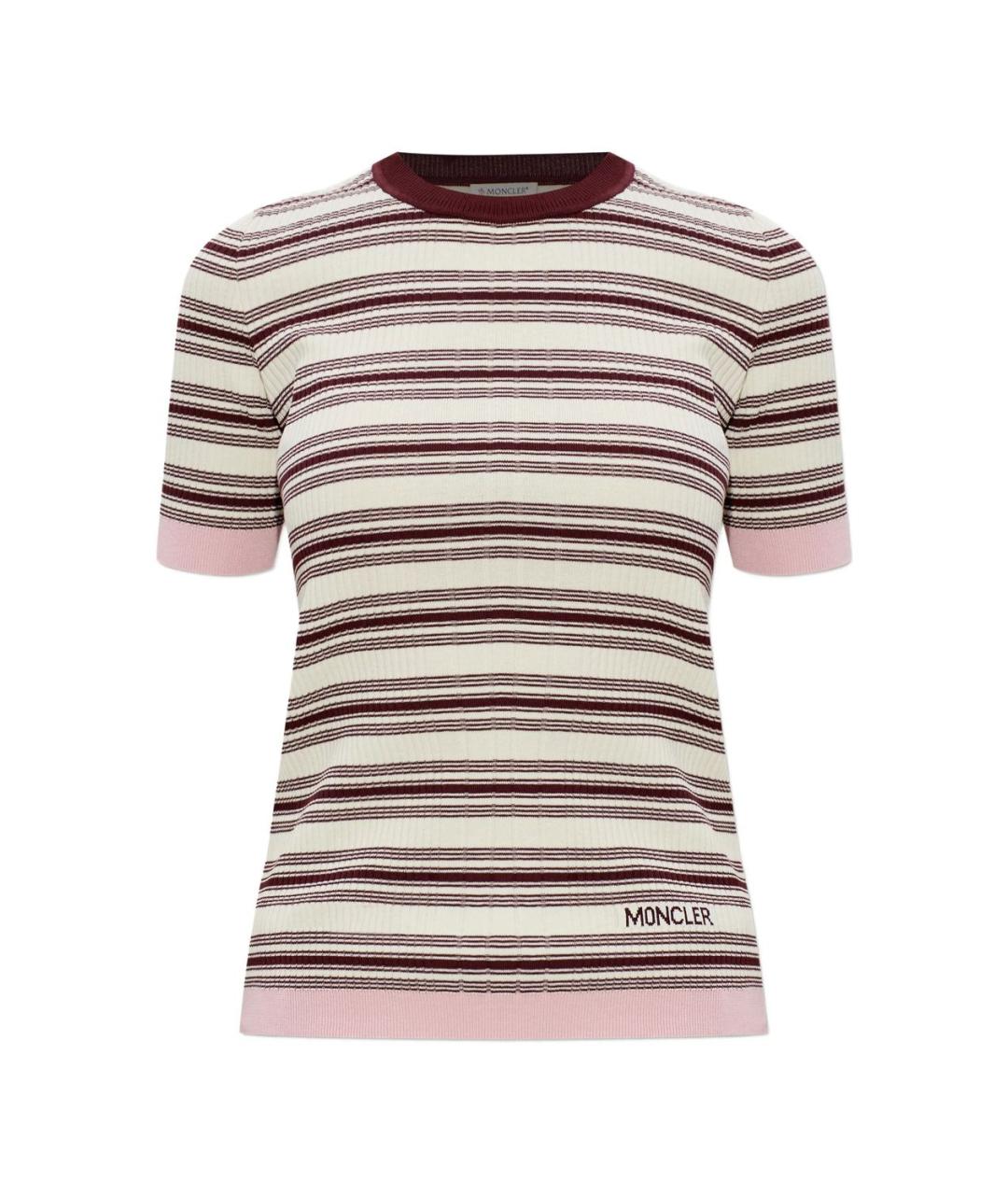 MONCLER Мульти хлопковая футболка, фото 1