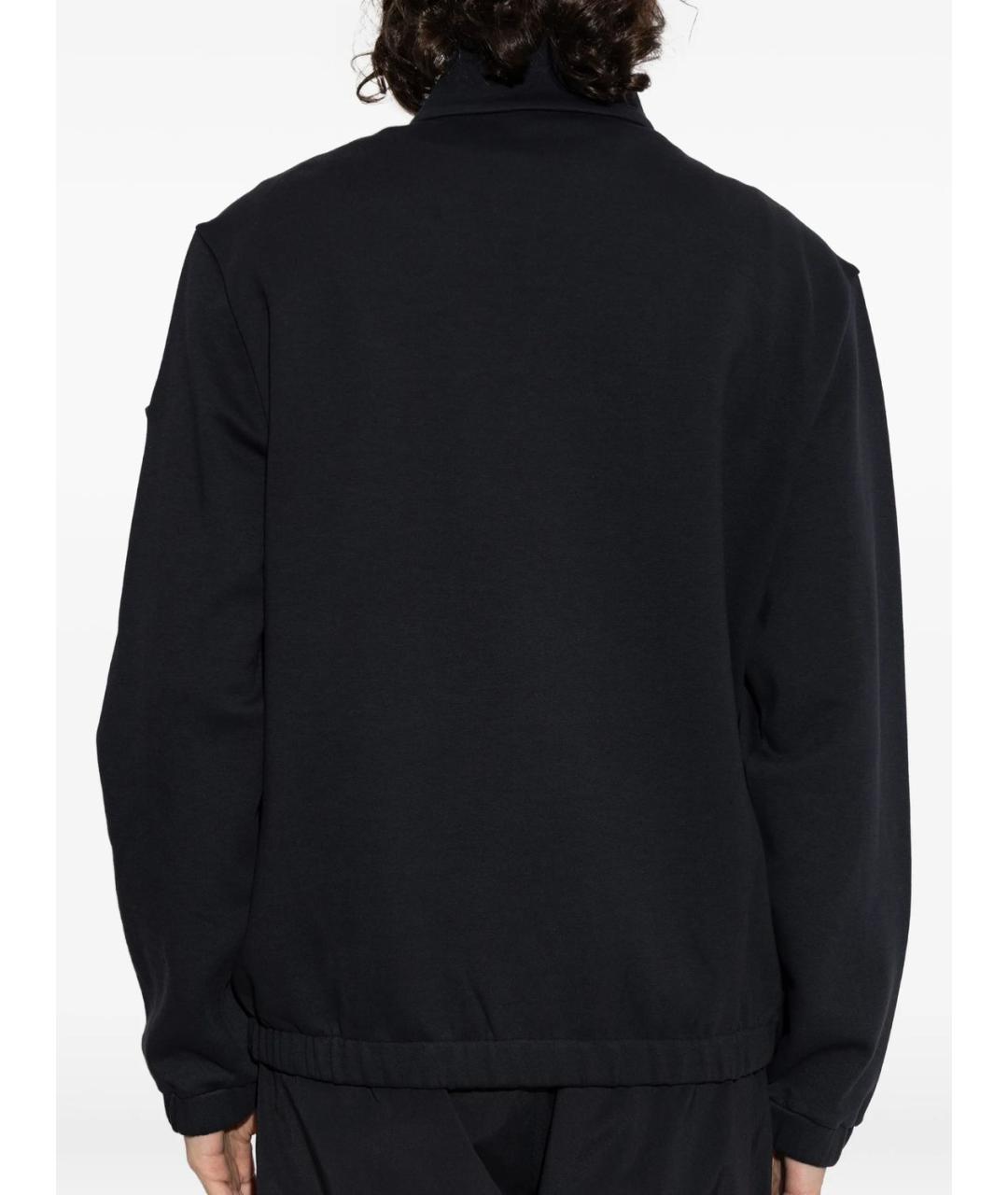 MONCLER Синий хлопковый джемпер / свитер, фото 3