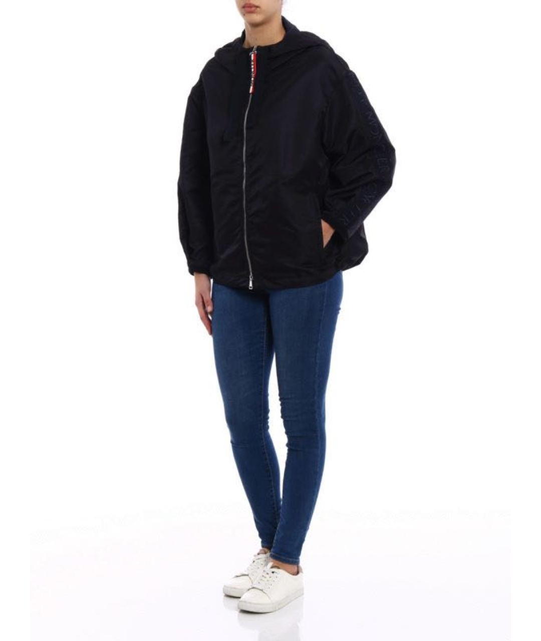 MONCLER Темно-синяя полиамидовая куртка, фото 3