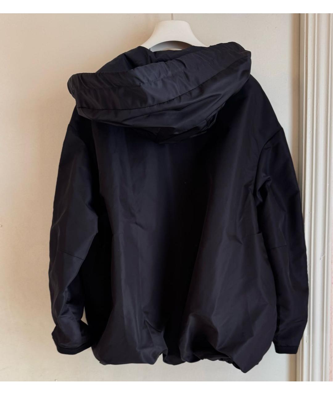 MONCLER Темно-синяя полиамидовая куртка, фото 6