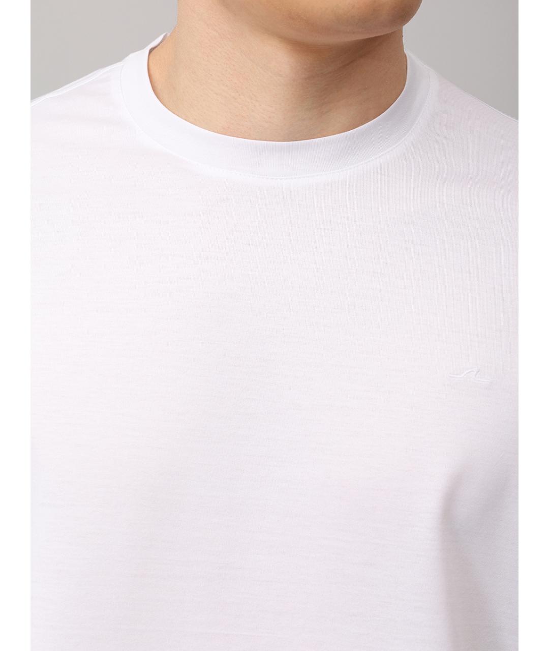 PAUL & SHARK Белая хлопковая футболка, фото 5