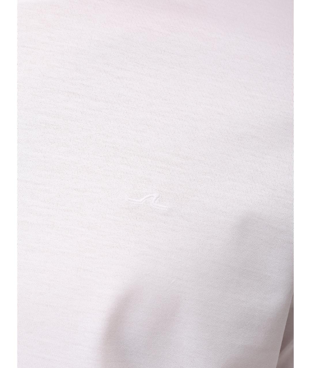 PAUL & SHARK Белая хлопковая футболка, фото 6