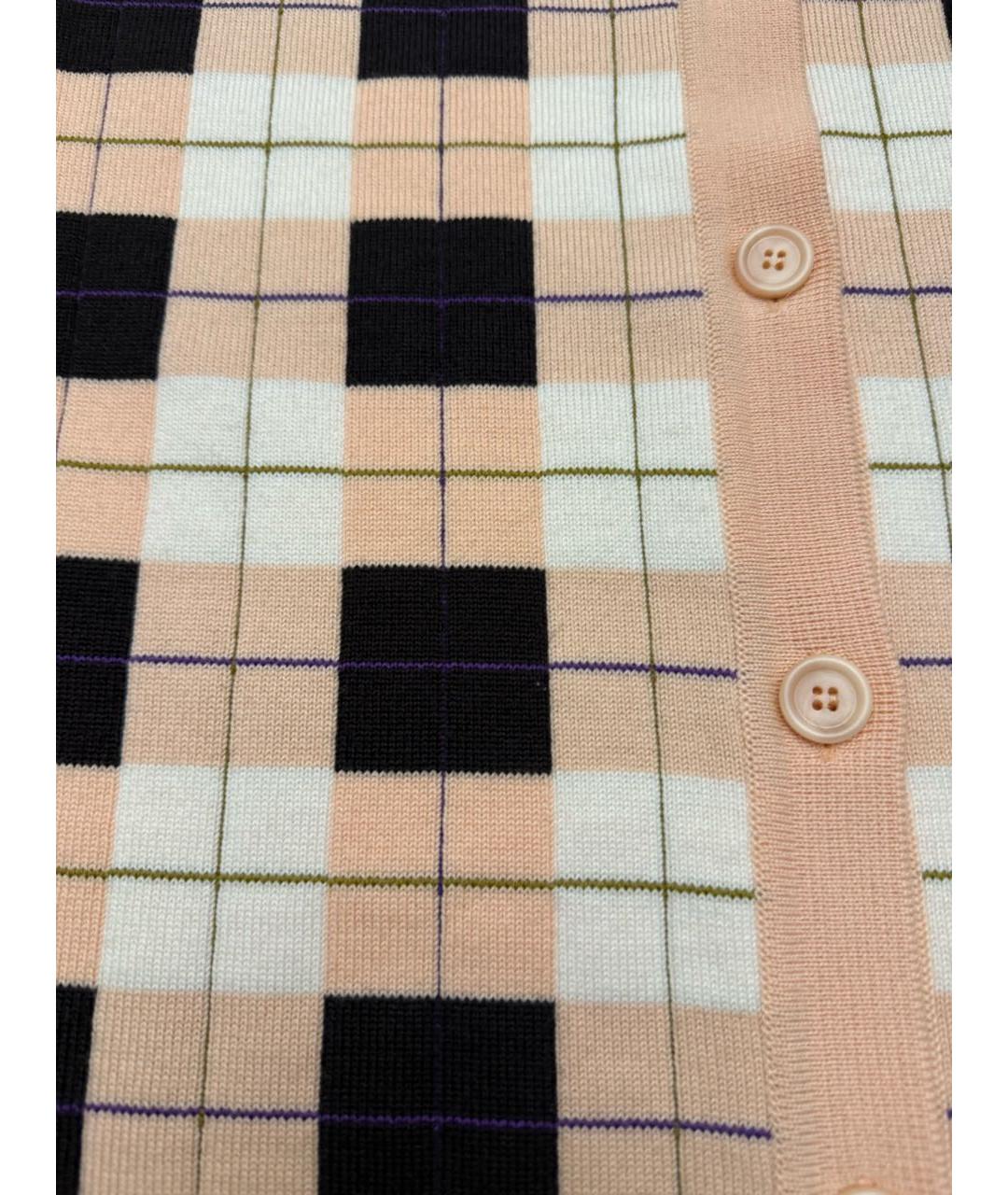 SPORTMAX Оранжевая шерстяная юбка миди, фото 3