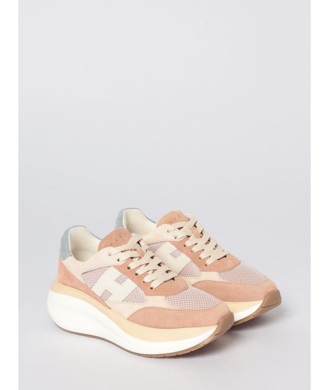 HOGAN Розовые кроссовки, фото 2