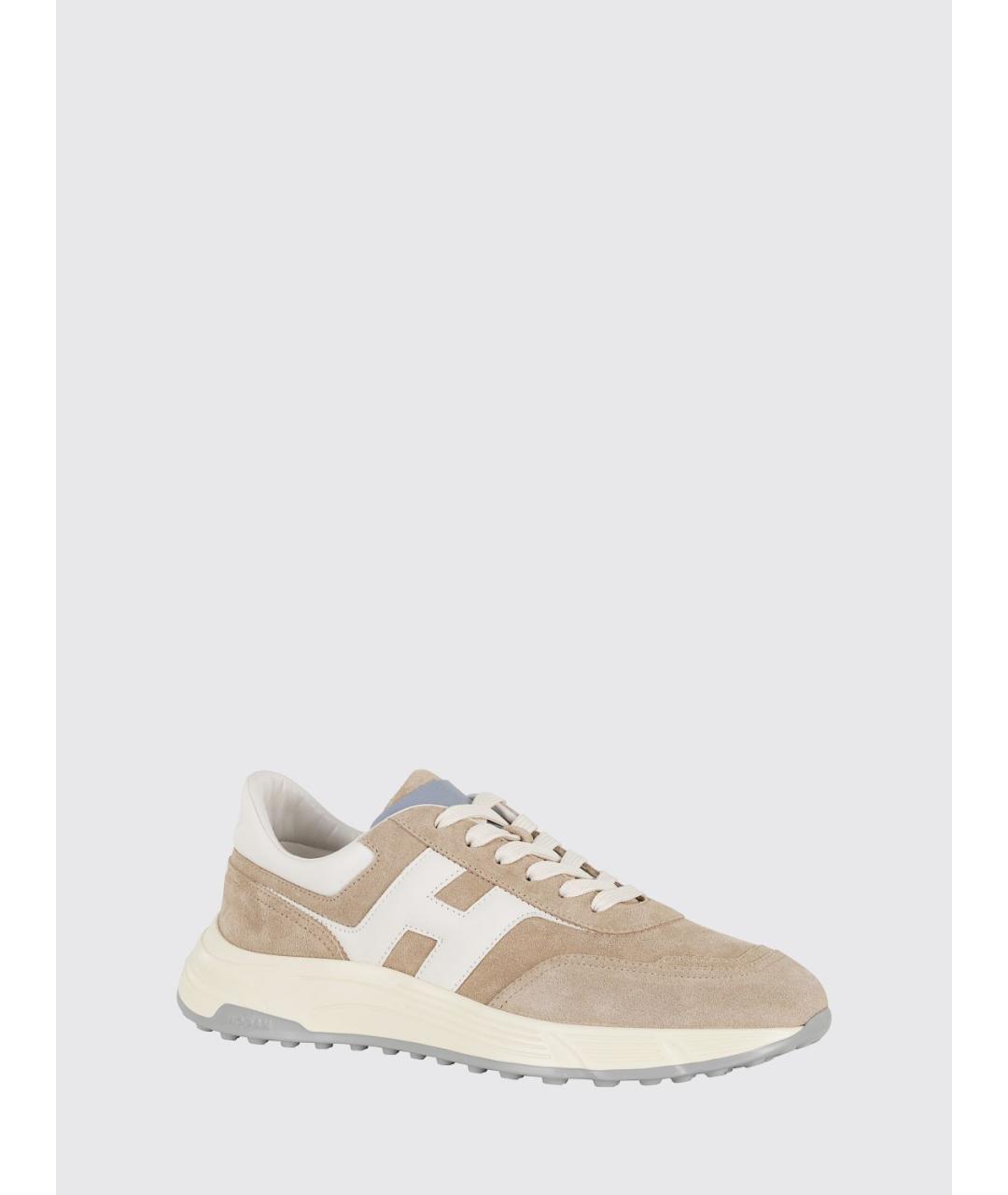 HOGAN Бежевые низкие кроссовки / кеды, фото 2