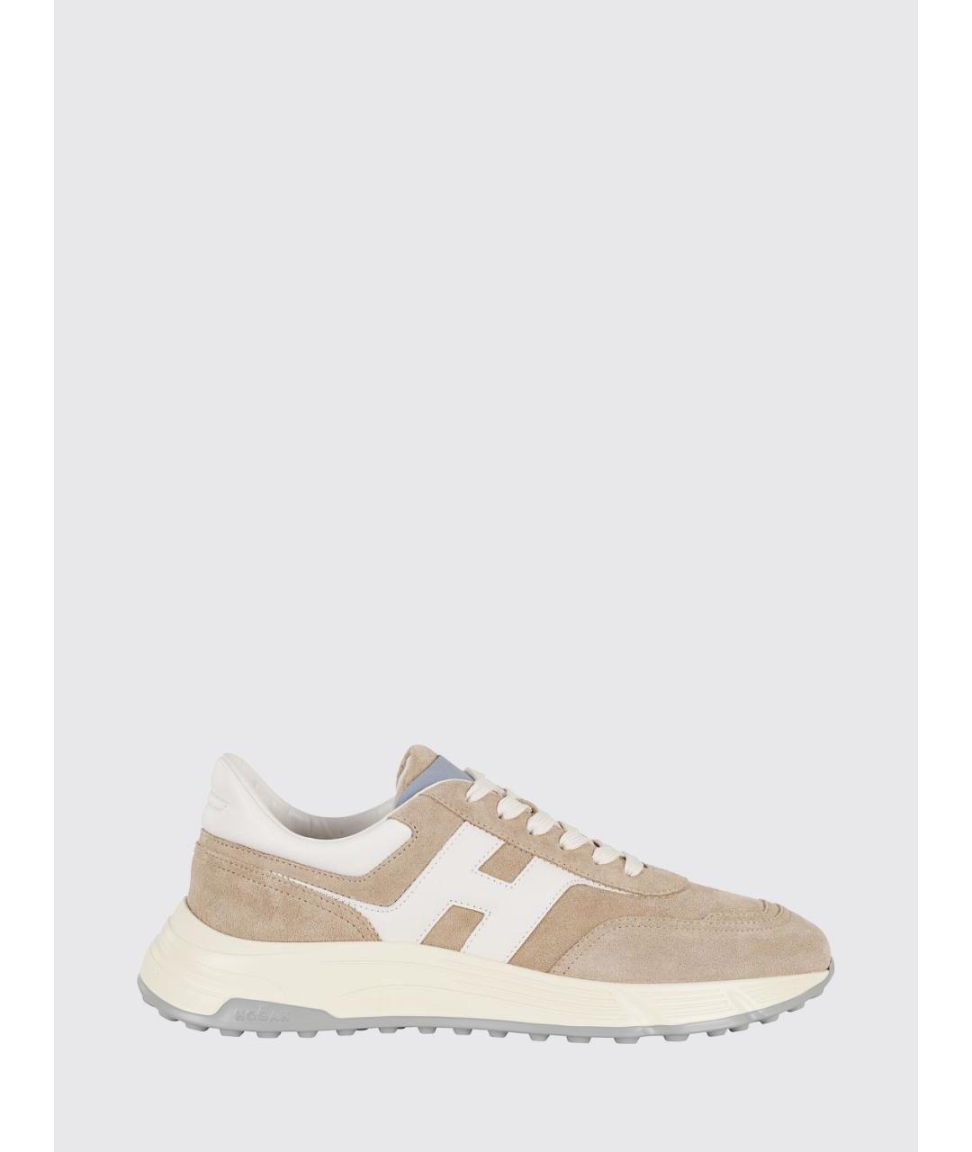 HOGAN Бежевые низкие кроссовки / кеды, фото 4