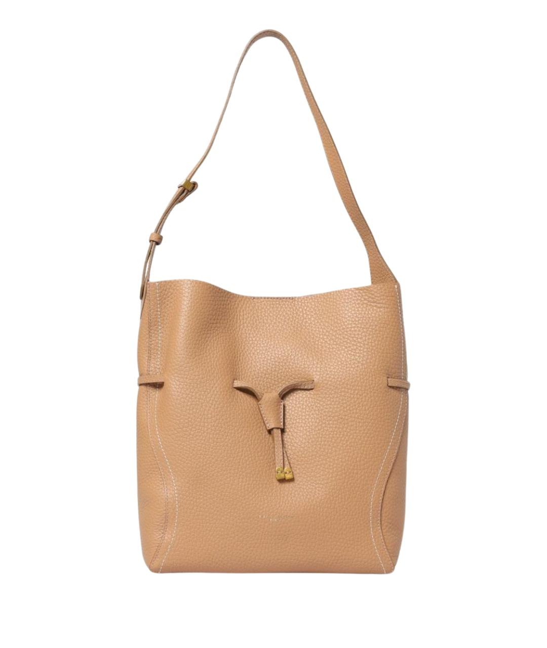 Gianni Chiarini Коричневая кожаная сумка тоут, фото 1