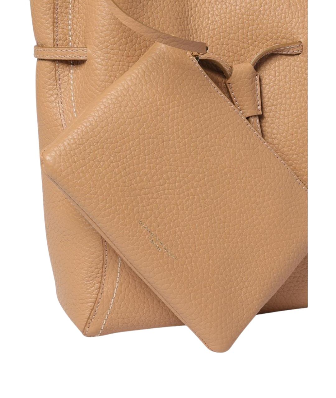 Gianni Chiarini Коричневая кожаная сумка тоут, фото 3