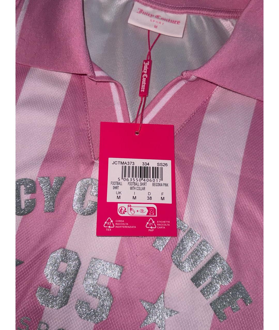 JUICY COUTURE Розовая футболка, фото 2